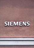 Siemens Logo auf Hauswand